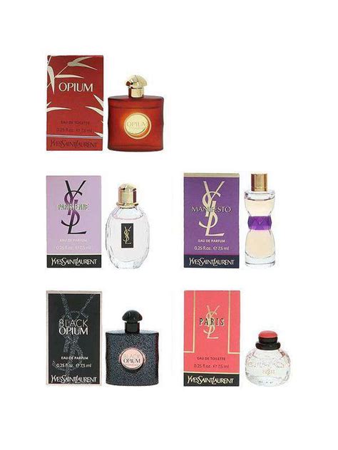 yves saint laurent mini parfum set|ysl miniature perfume set uk.